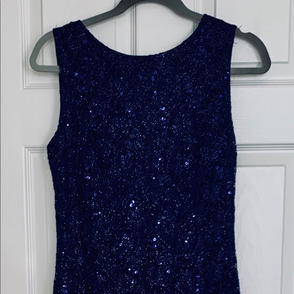 Blue lace formal